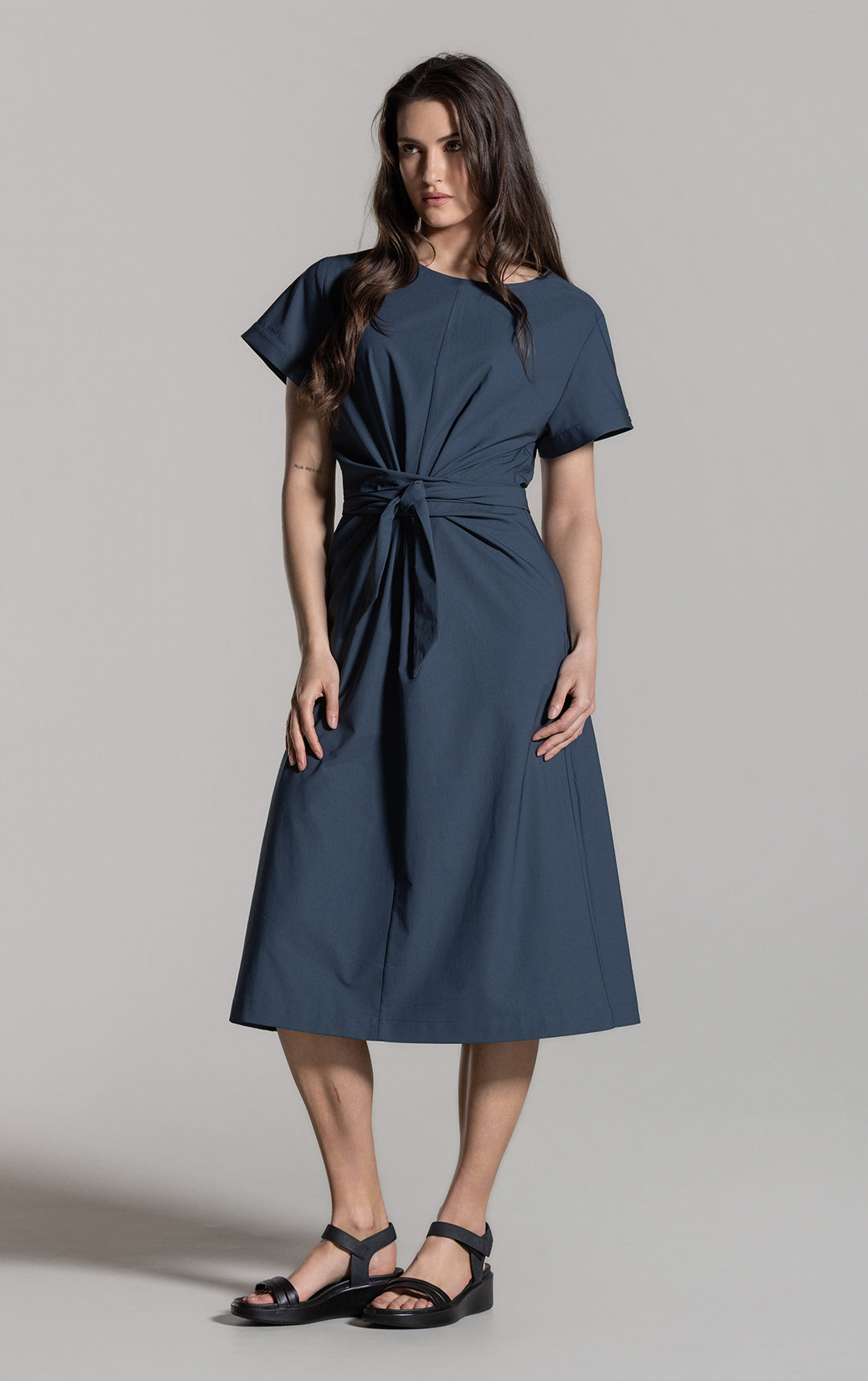 DELTAPEAK WRAP DRESS