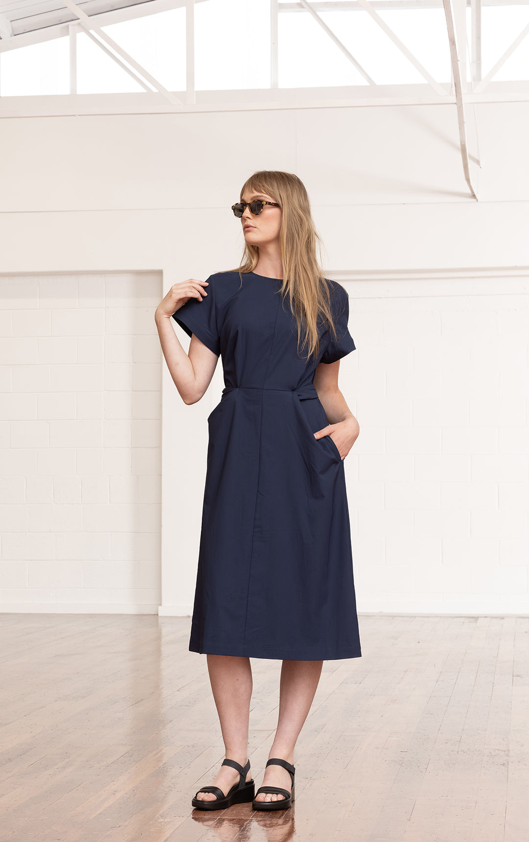 DELTAPEAK WRAP DRESS - CLEARANCE