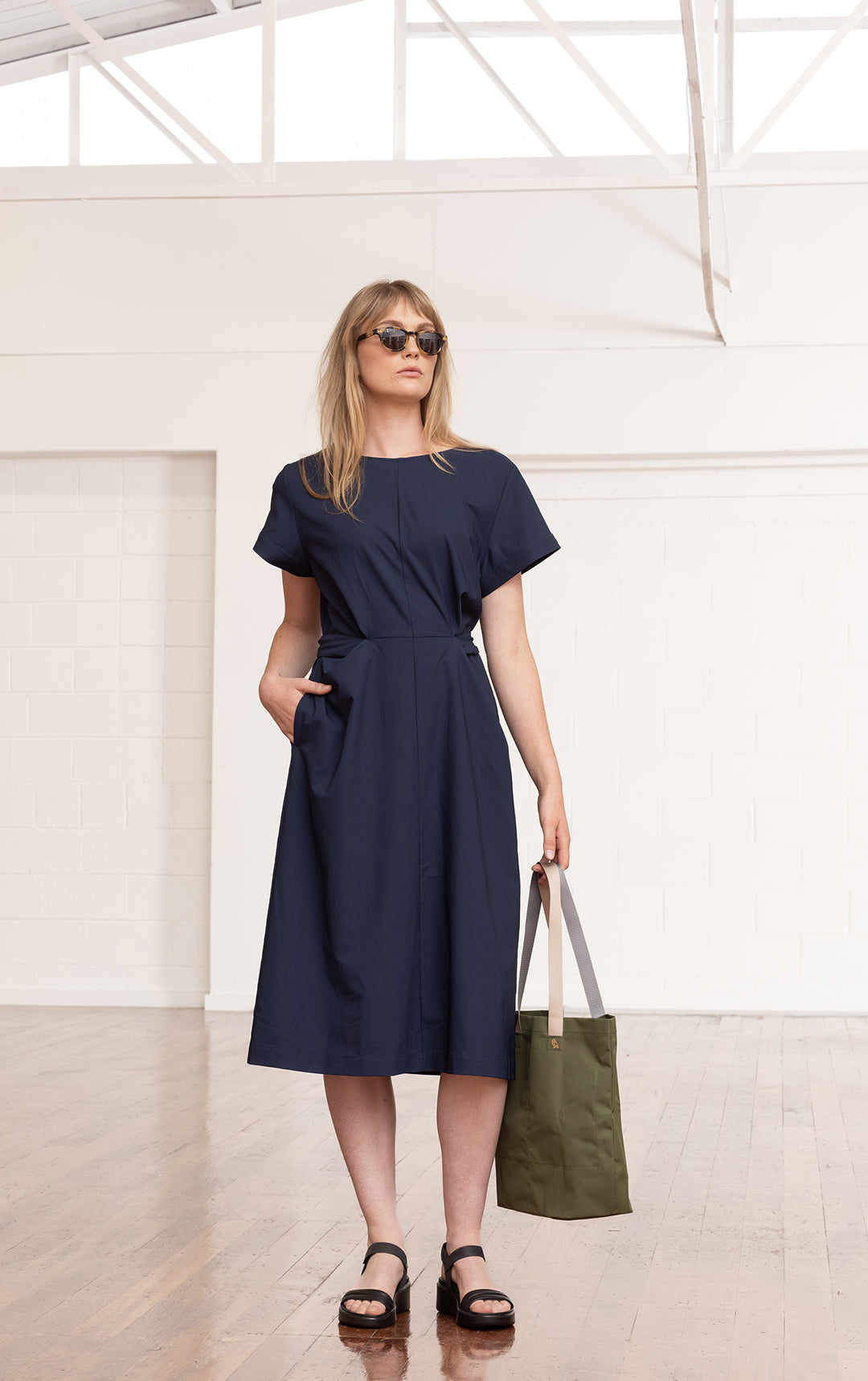 DELTAPEAK WRAP DRESS - CLEARANCE