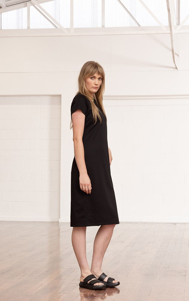 COTTON LUXE JERSEY DRESS - CLEARANCE