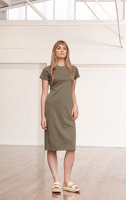 COTTON LUXE JERSEY DRESS