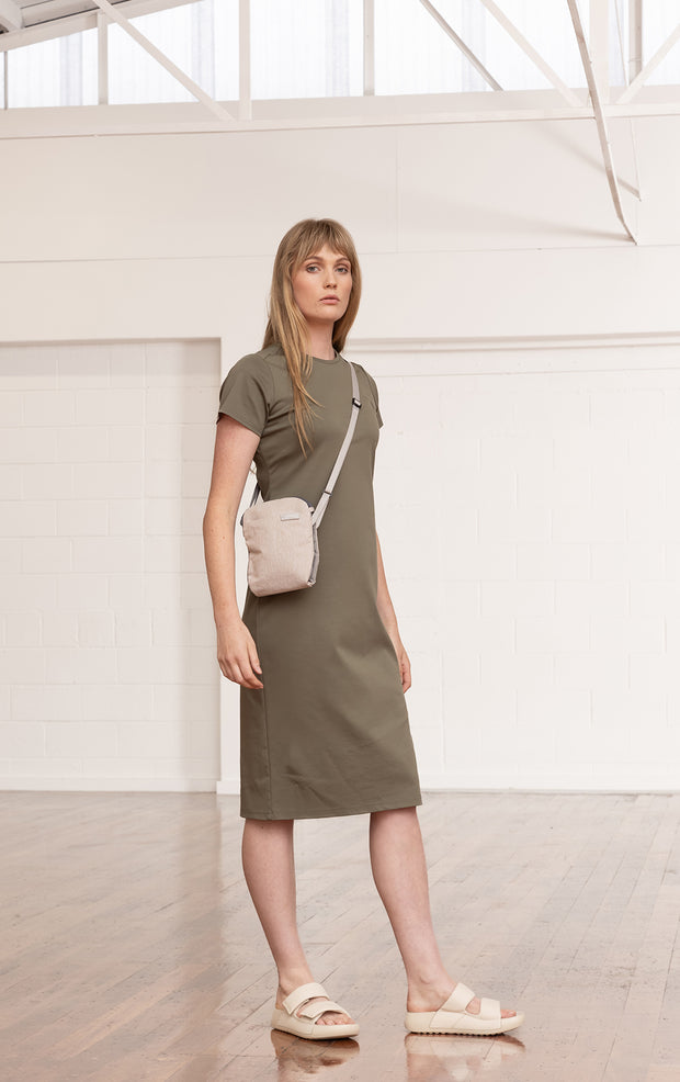 COTTON LUXE JERSEY DRESS