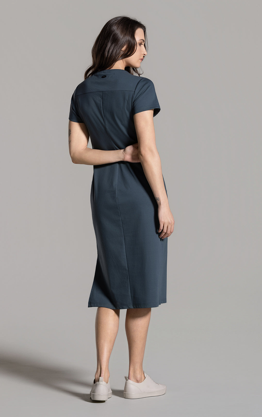 COTTON LUXE JERSEY DRESS