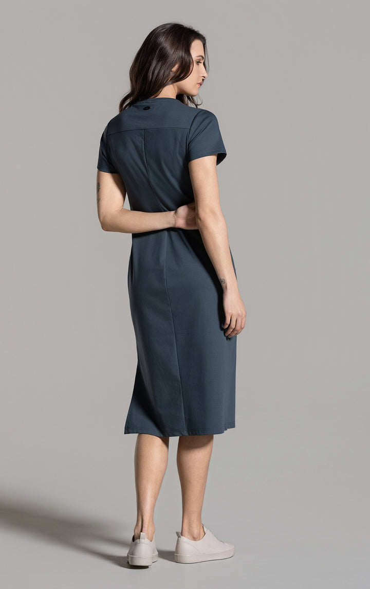 COTTON LUXE JERSEY DRESS