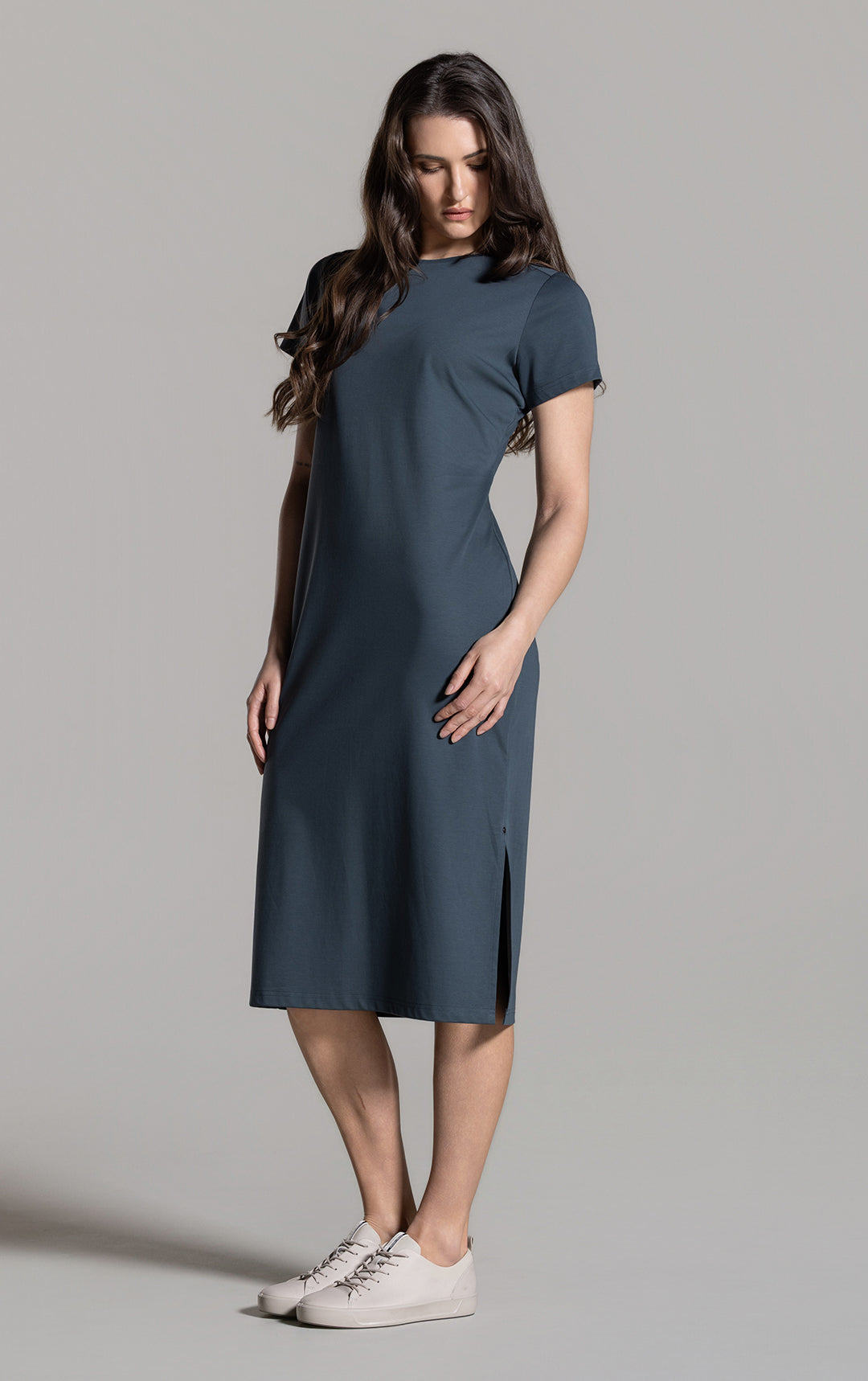 COTTON LUXE JERSEY DRESS