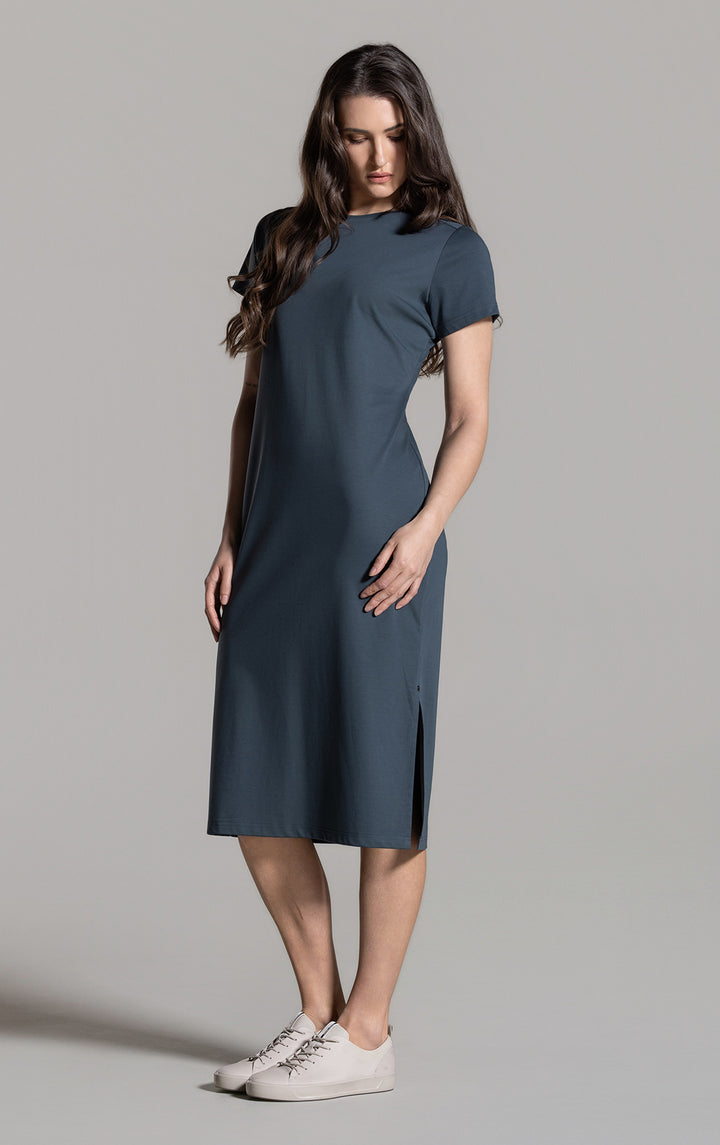 COTTON LUXE JERSEY DRESS