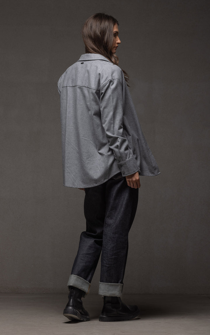 COTTON FLANNEL OVERSHIRT