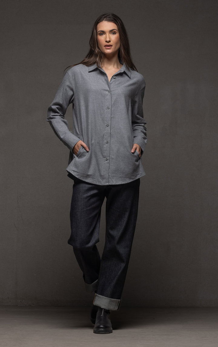 COTTON FLANNEL OVERSHIRT
