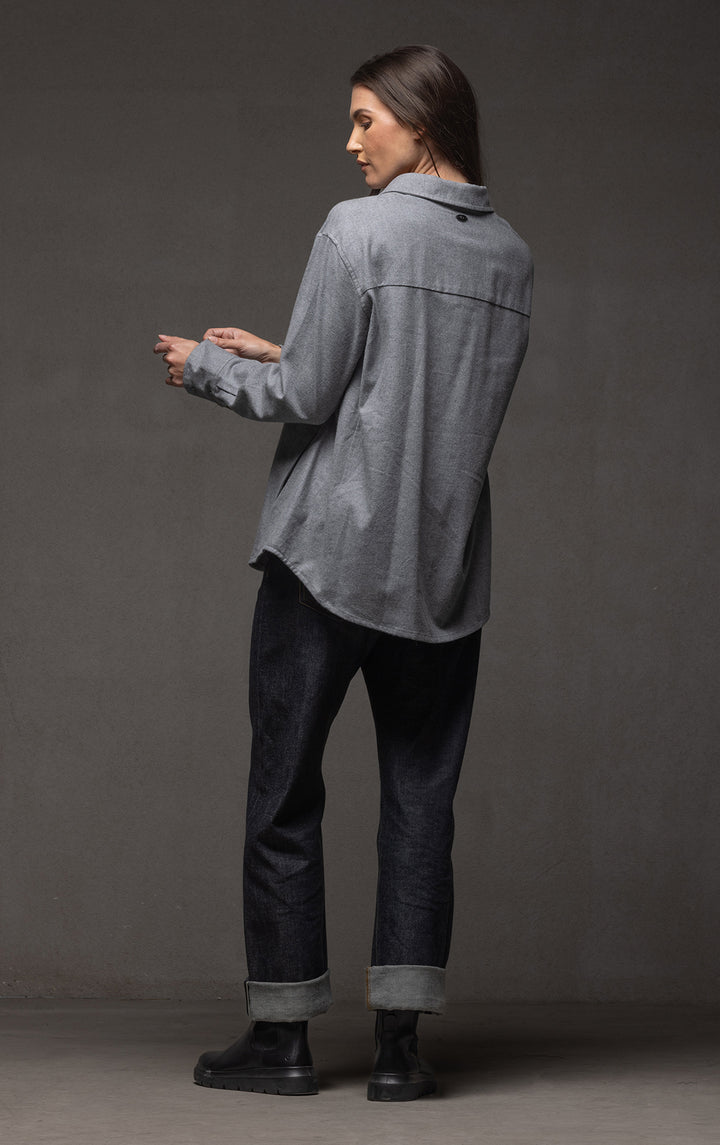 COTTON FLANNEL OVERSHIRT
