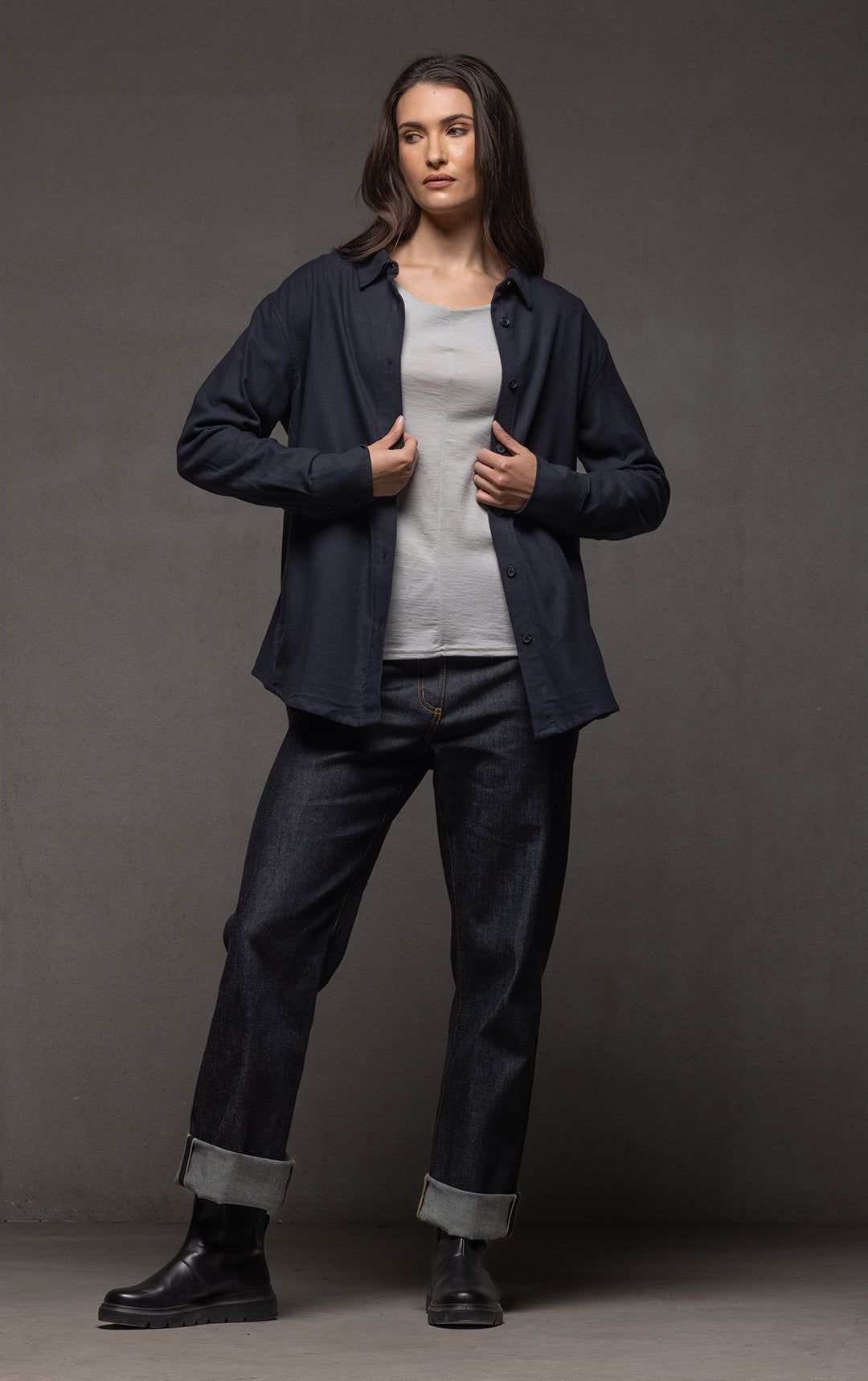 COTTON FLANNEL OVERSHIRT