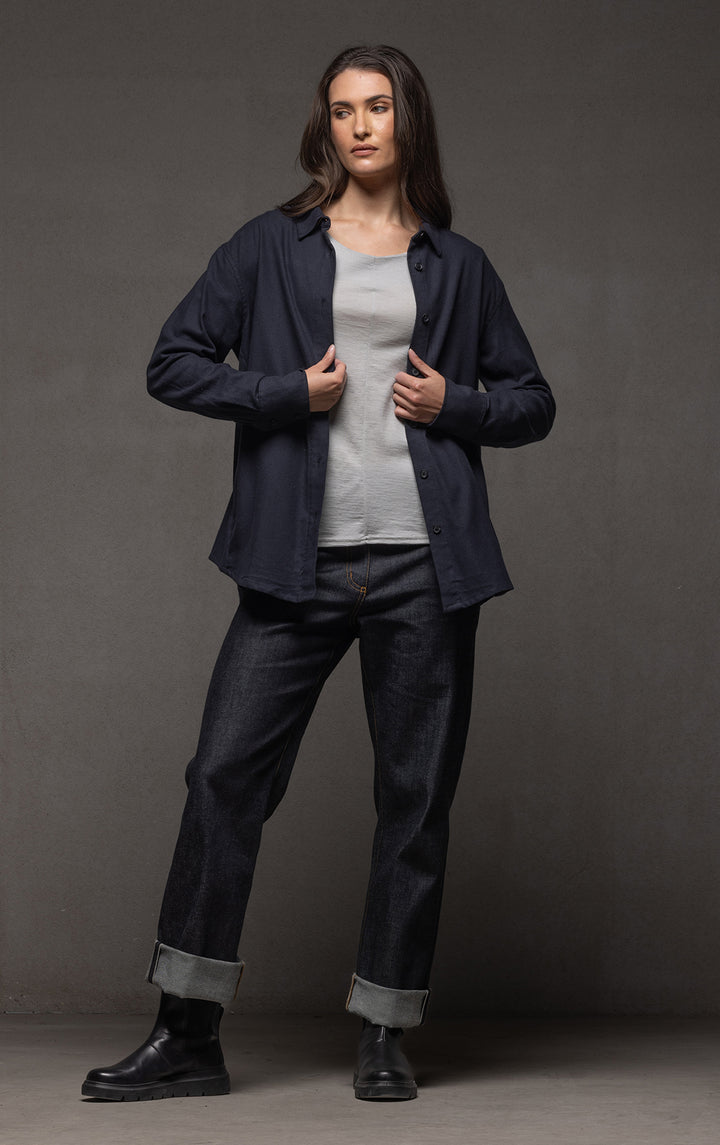 COTTON FLANNEL OVERSHIRT