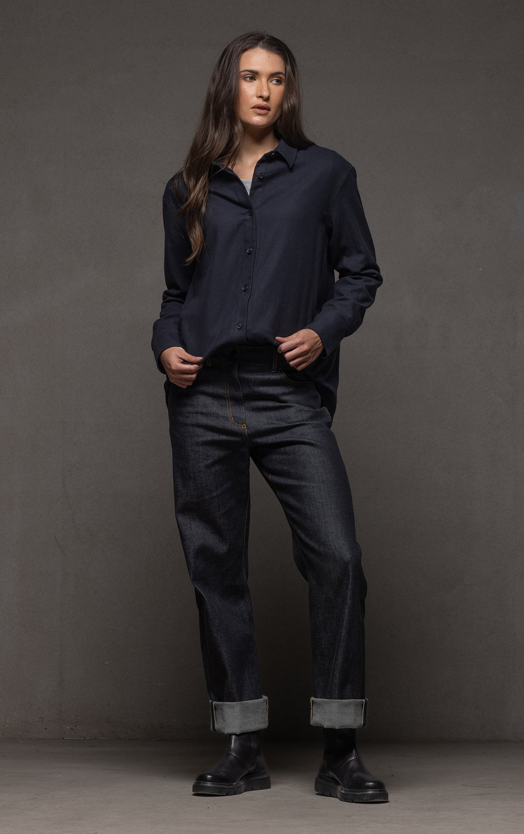 COTTON FLANNEL OVERSHIRT