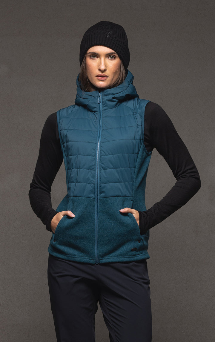 HYBRID HOODED VEST - CLEARANCE