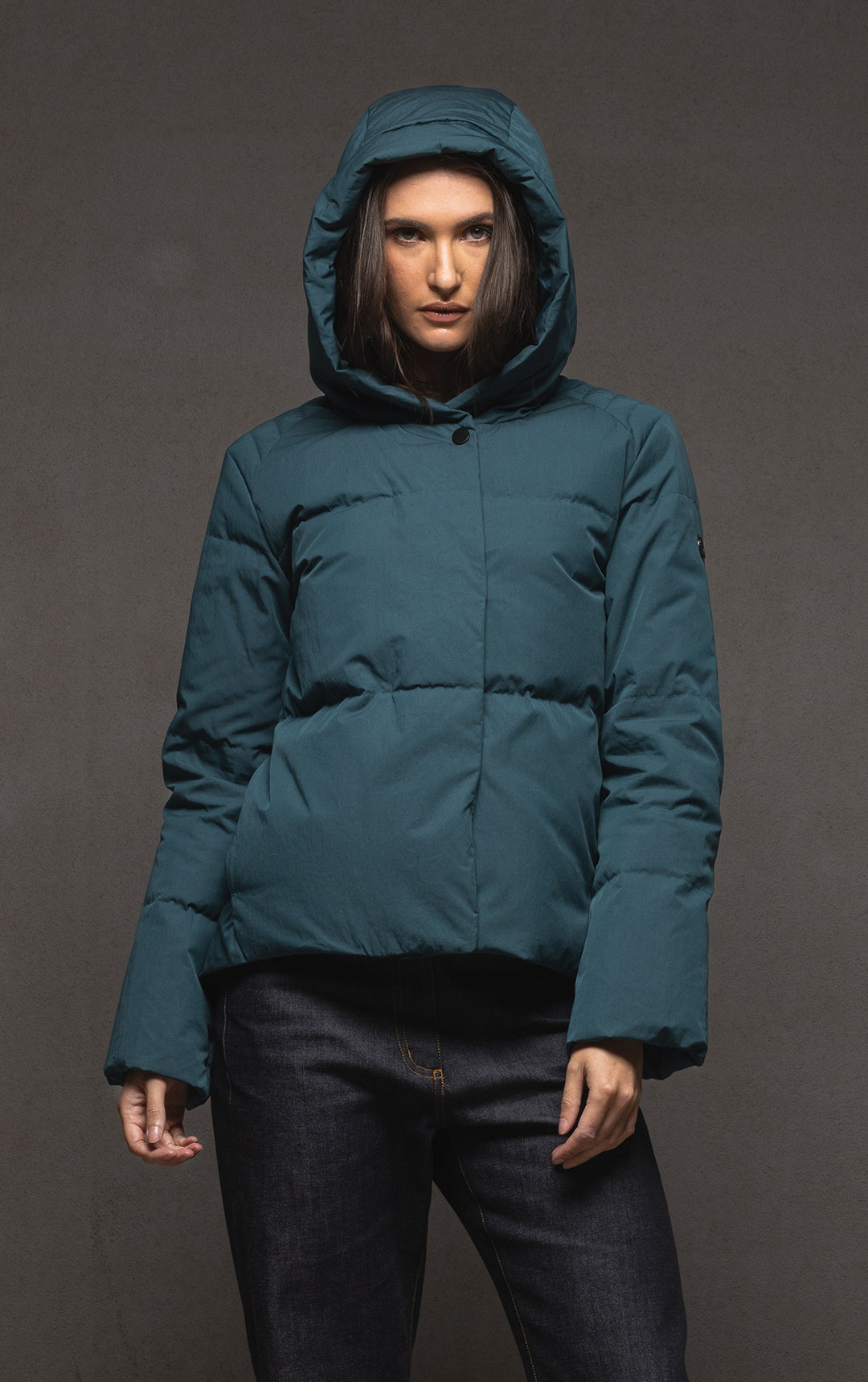 HOODED DOWN JACKET - CLEARANCE