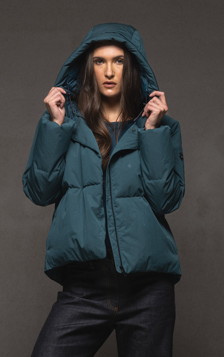 HOODED DOWN JACKET - CLEARANCE