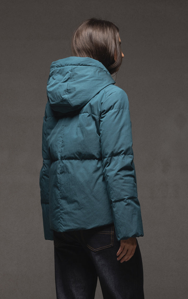 HOODED DOWN JACKET - CLEARANCE