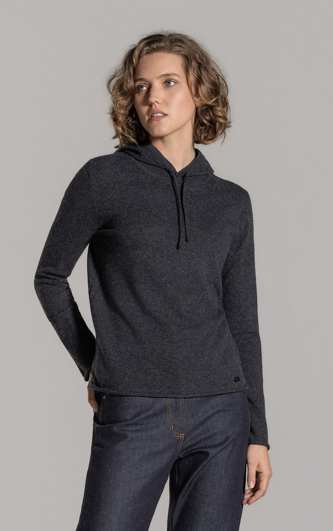 12GG BRUSHED MERINO HOODY