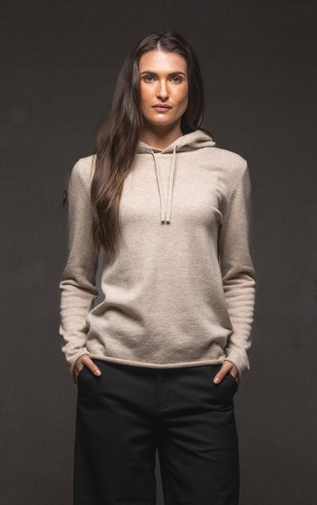 12GG BRUSHED MERINO HOODY - CLEARANCE