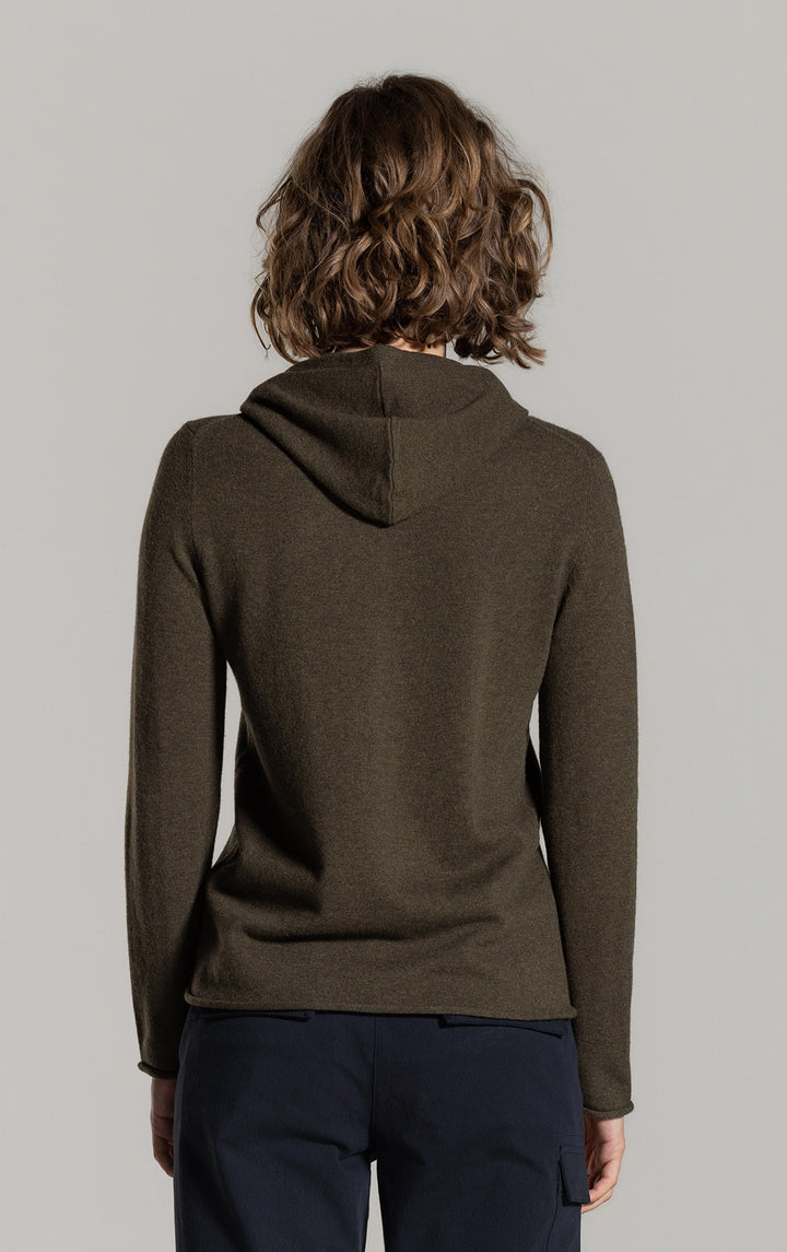 12GG BRUSHED MERINO HOODY