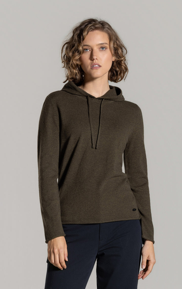 12GG BRUSHED MERINO HOODY