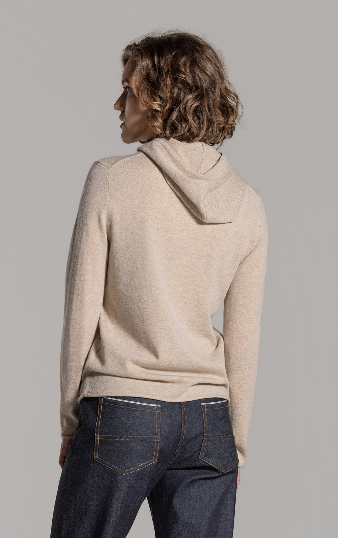 12GG BRUSHED MERINO HOODY
