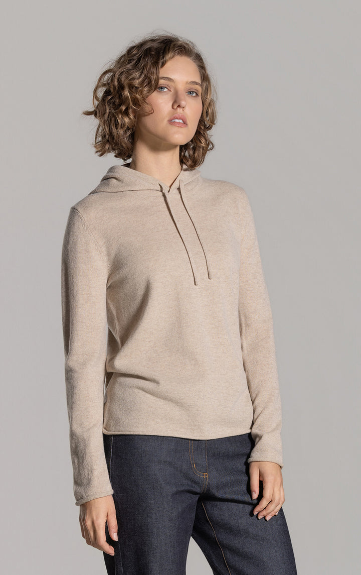 12GG BRUSHED MERINO HOODY