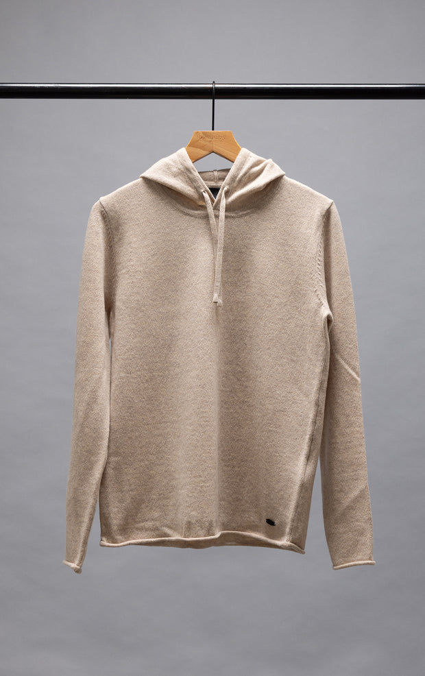 12GG BRUSHED MERINO HOODY