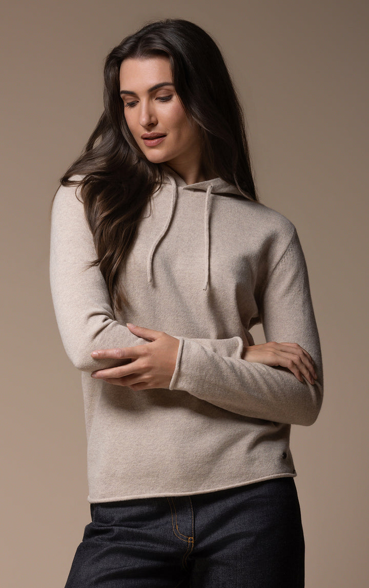 12GG BRUSHED MERINO HOODY