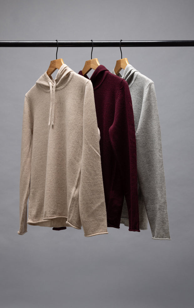 12GG BRUSHED MERINO HOODY