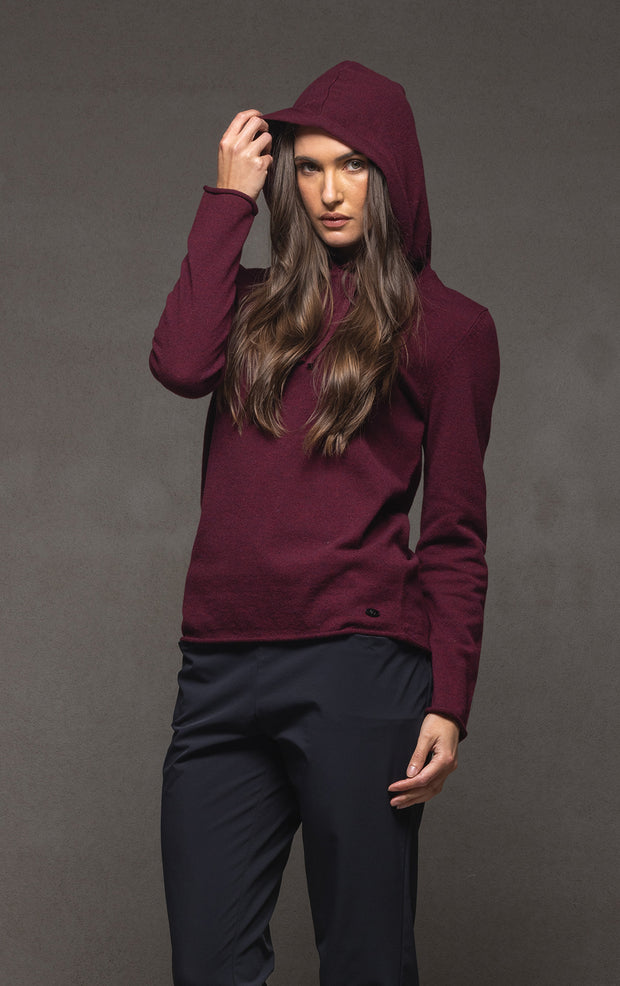 12GG BRUSHED MERINO HOODY