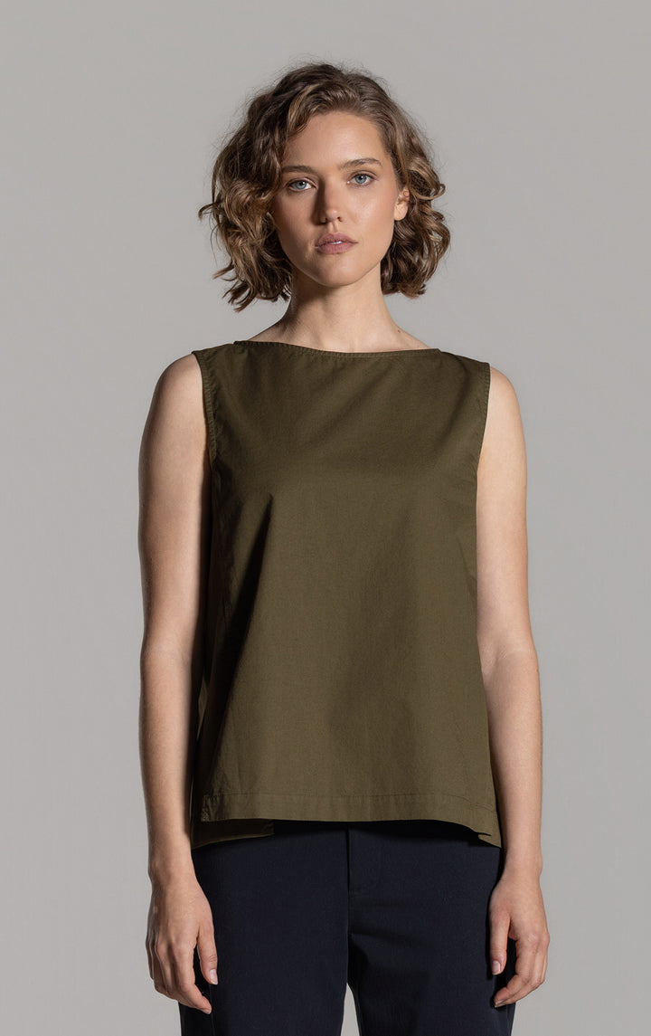 ORGANIC COTTON SLEEVELESS TOP