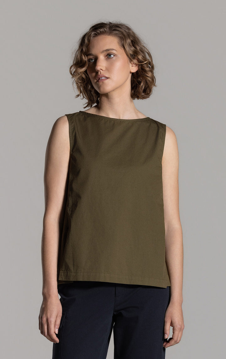 ORGANIC COTTON SLEEVELESS TOP