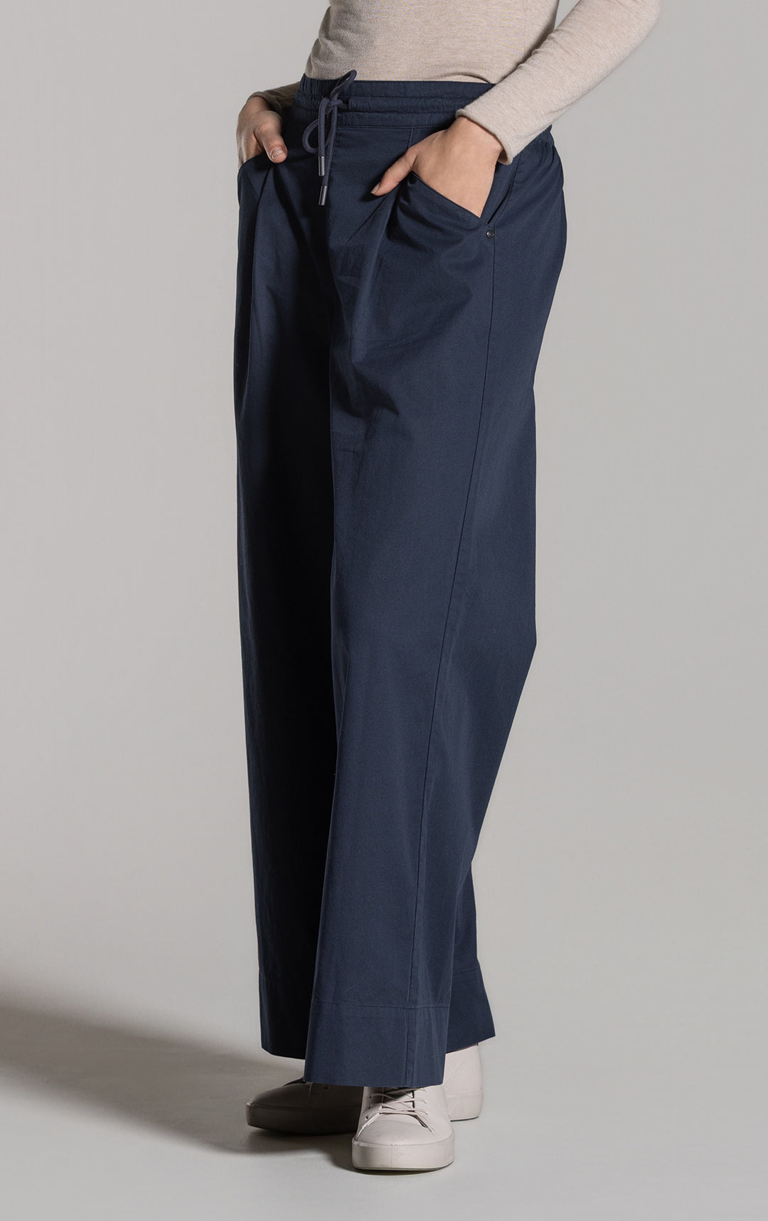 ORGANIC COTTON DRAWSTRING TROUSER