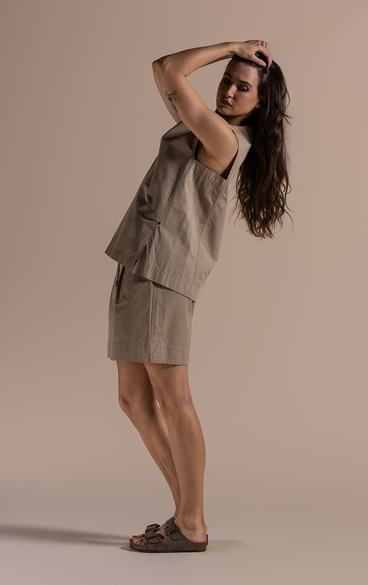 ORGANIC COTTON DRAWSTRING SHORT