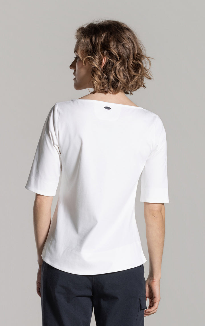 COTTON LUXE BOATNECK TOP