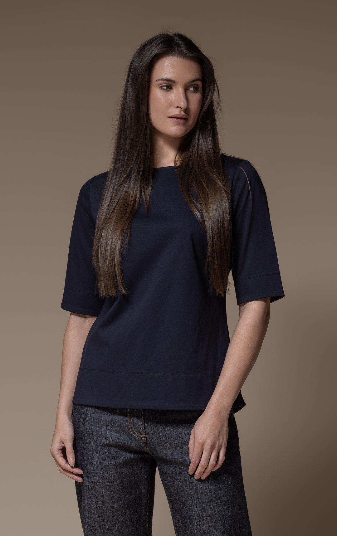 COTTON LUXE BOATNECK TOP