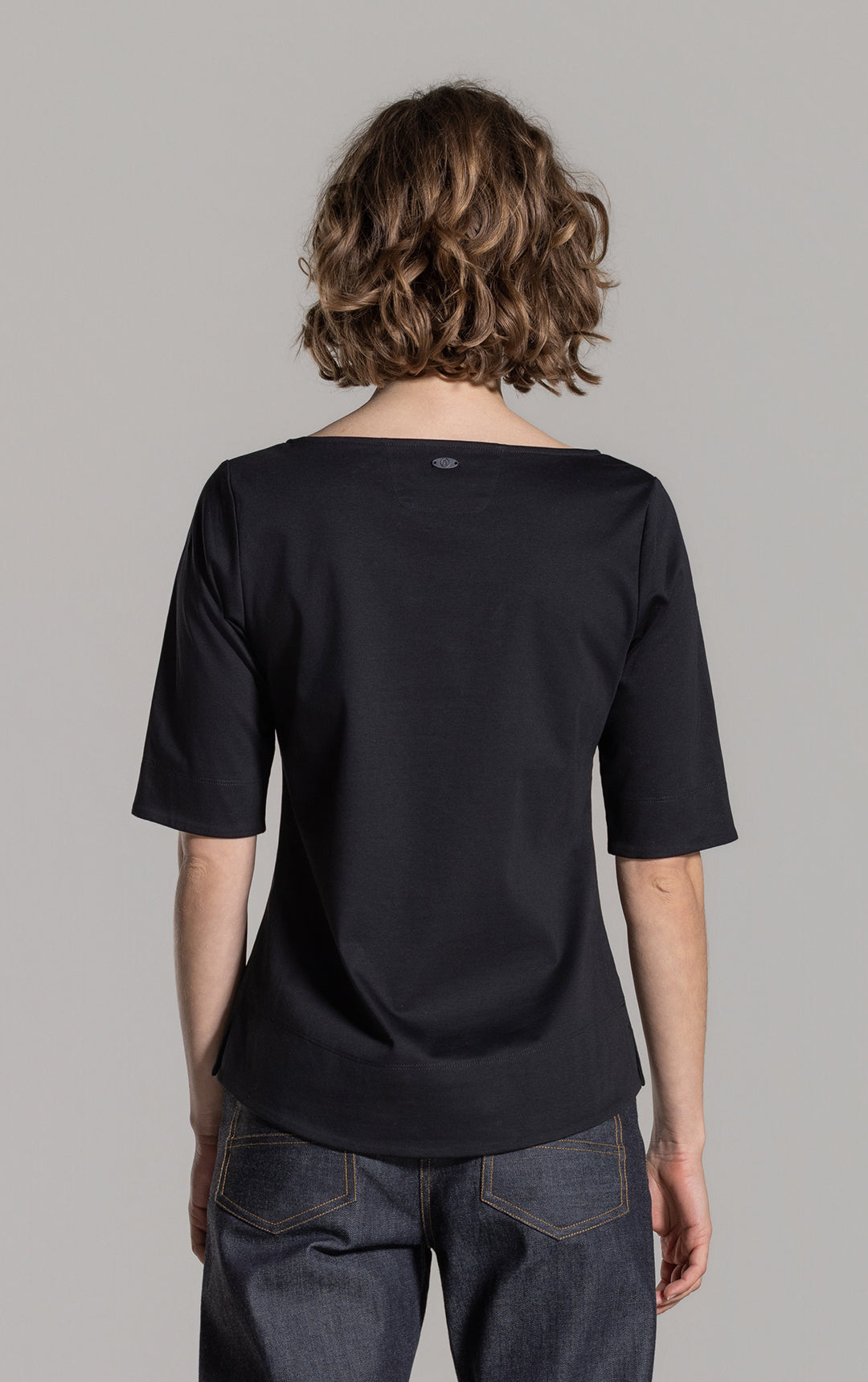 COTTON LUXE BOATNECK TOP