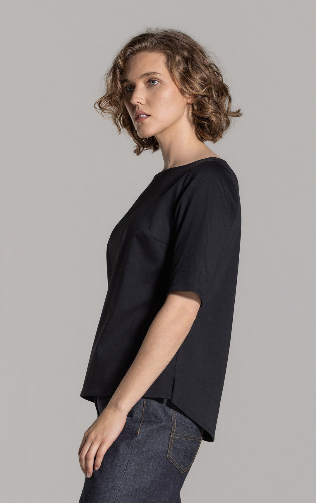 COTTON LUXE BOATNECK TOP