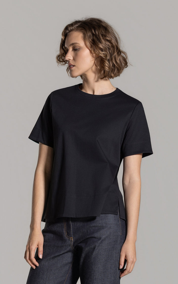 COTTON LUXE CREW TEE