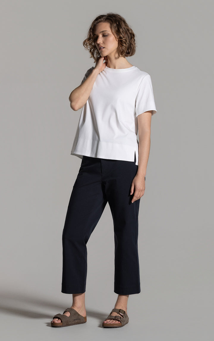 COTTON LUXE CREW TEE