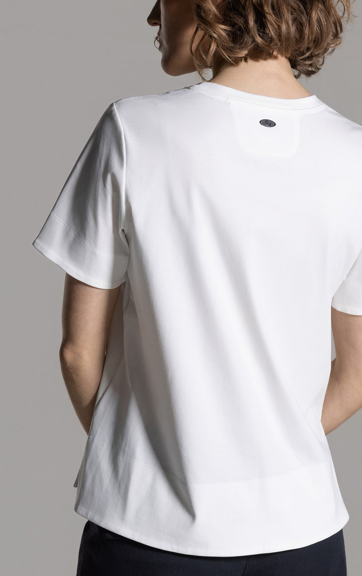 COTTON LUXE CREW TEE