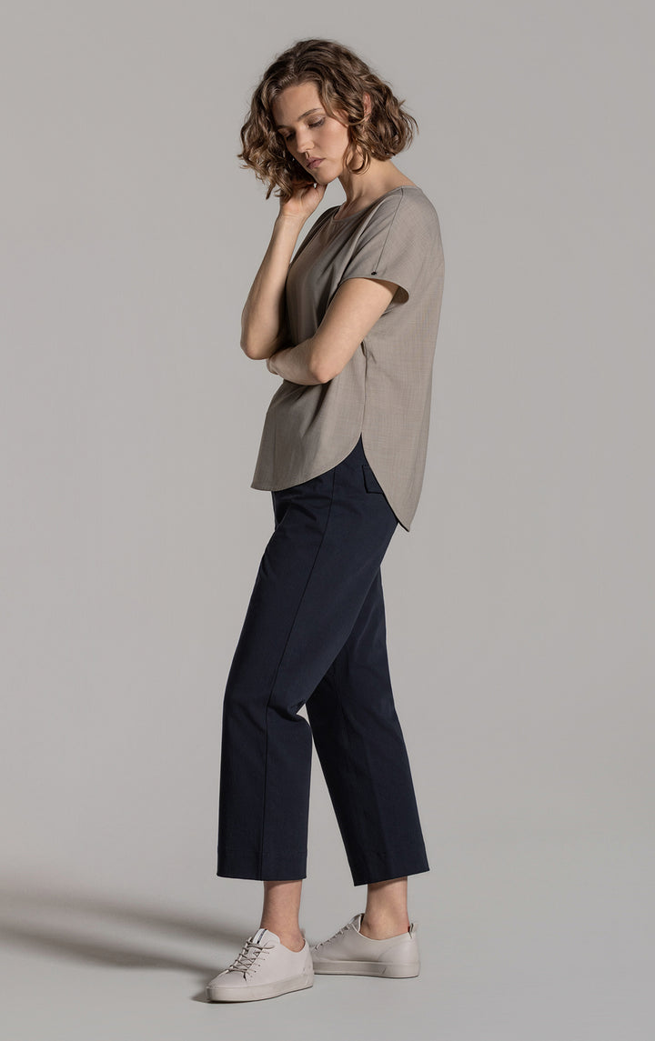 HEMP TENCEL LAUNDERED TOP