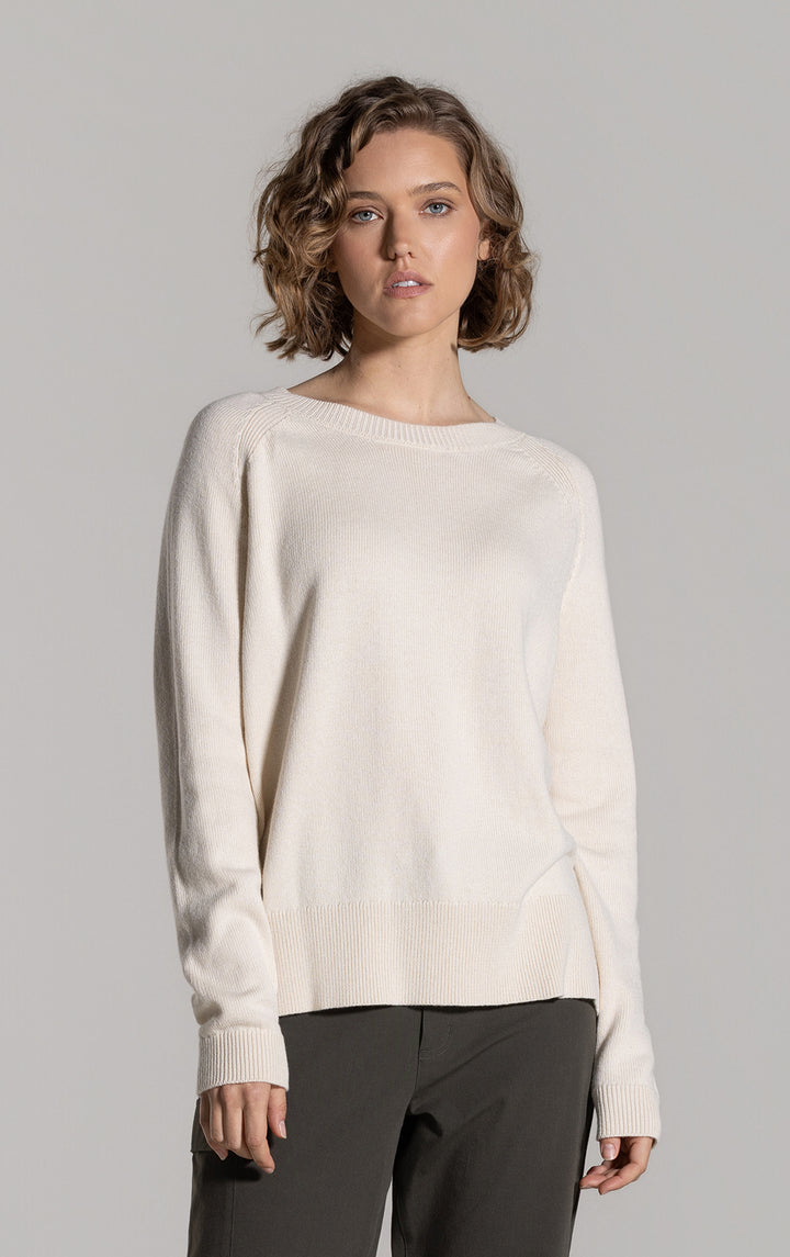 7GG MERINO COTTON RAGLAN JUMPER