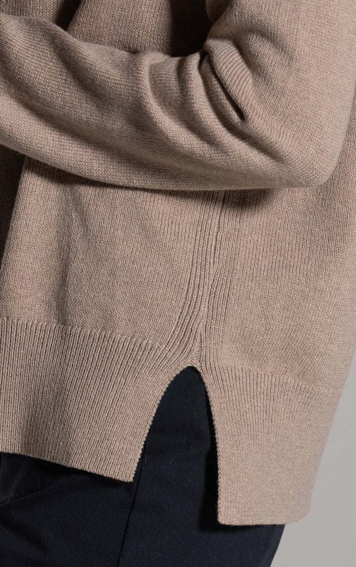 7GG MERINO COTTON RAGLAN JUMPER