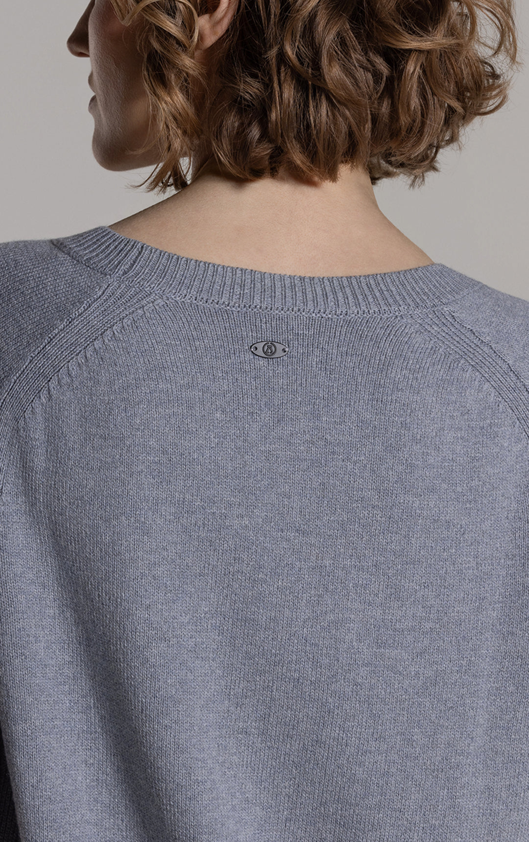 7GG MERINO COTTON RAGLAN JUMPER