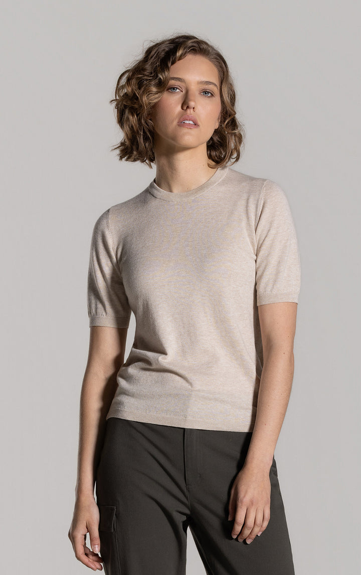 14GG COTTON MERINO SS TEE