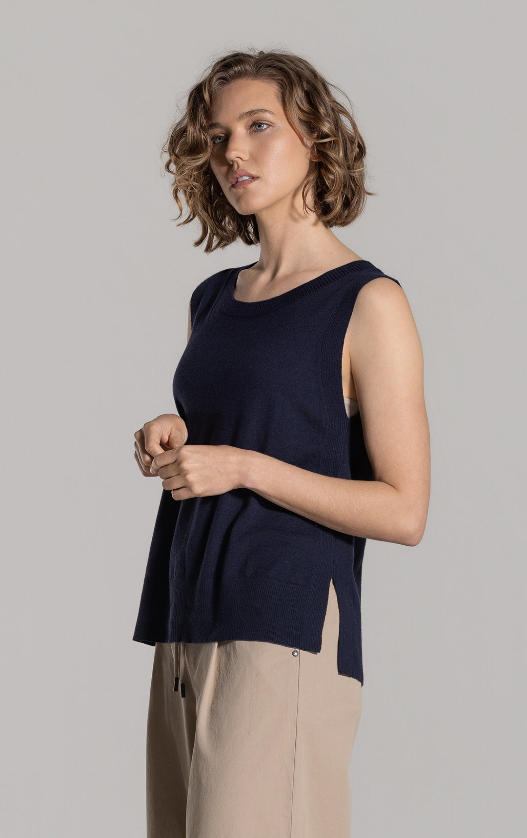 14GG COTTON MERINO VEST