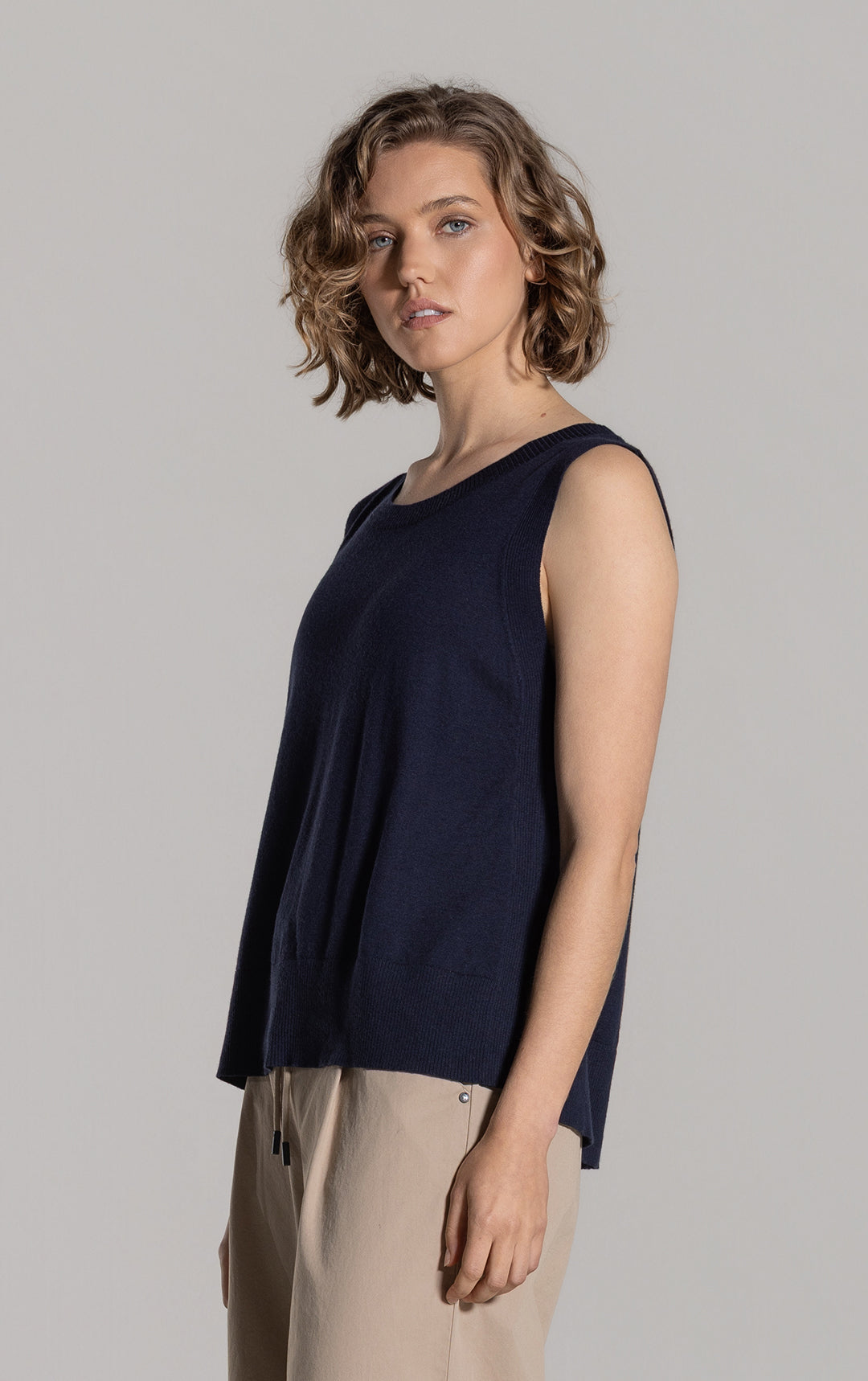 14GG COTTON MERINO VEST