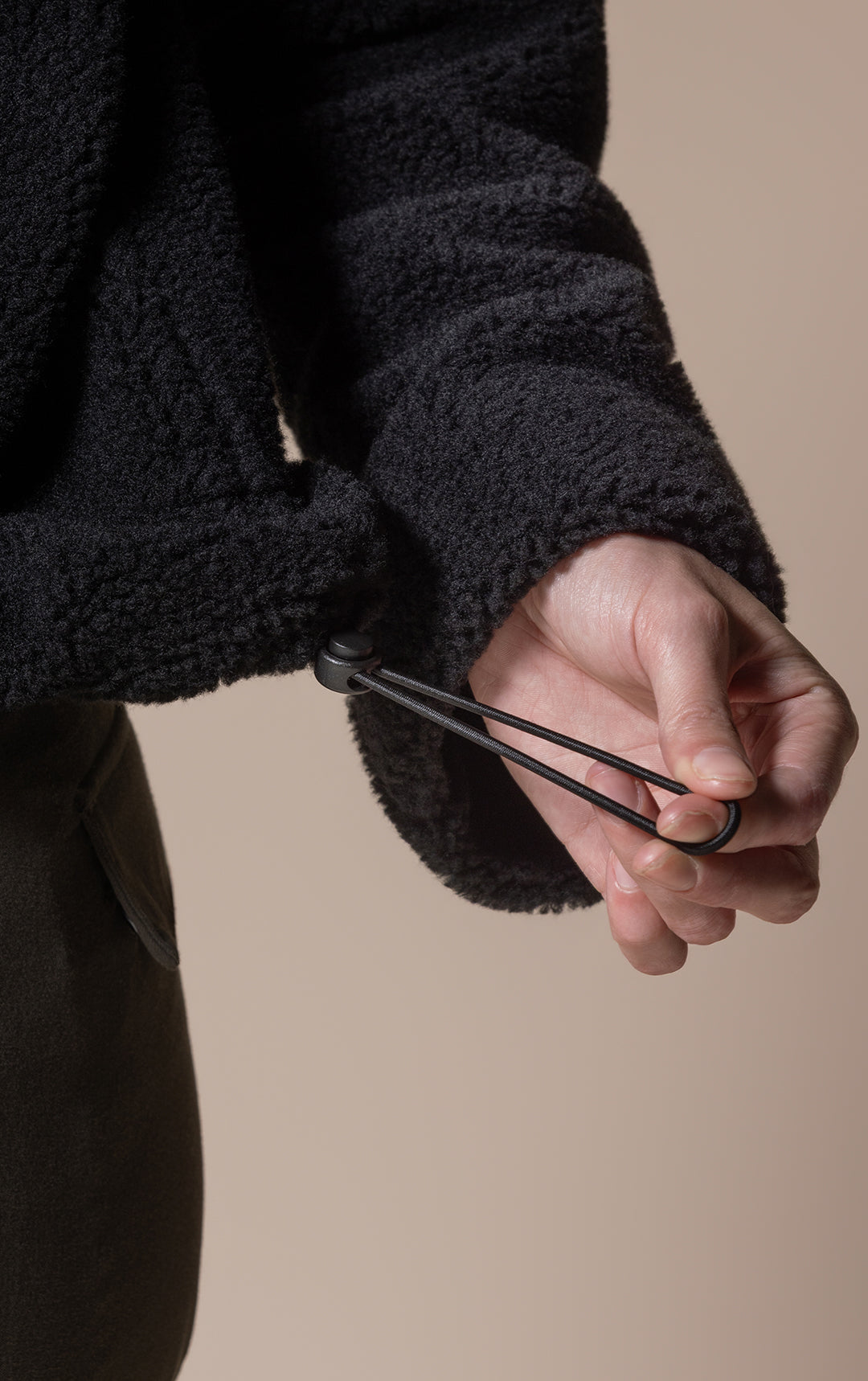 HOODED FLEECE PULLOVER