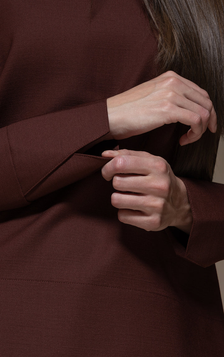 WOOL BLEND BLOUSE